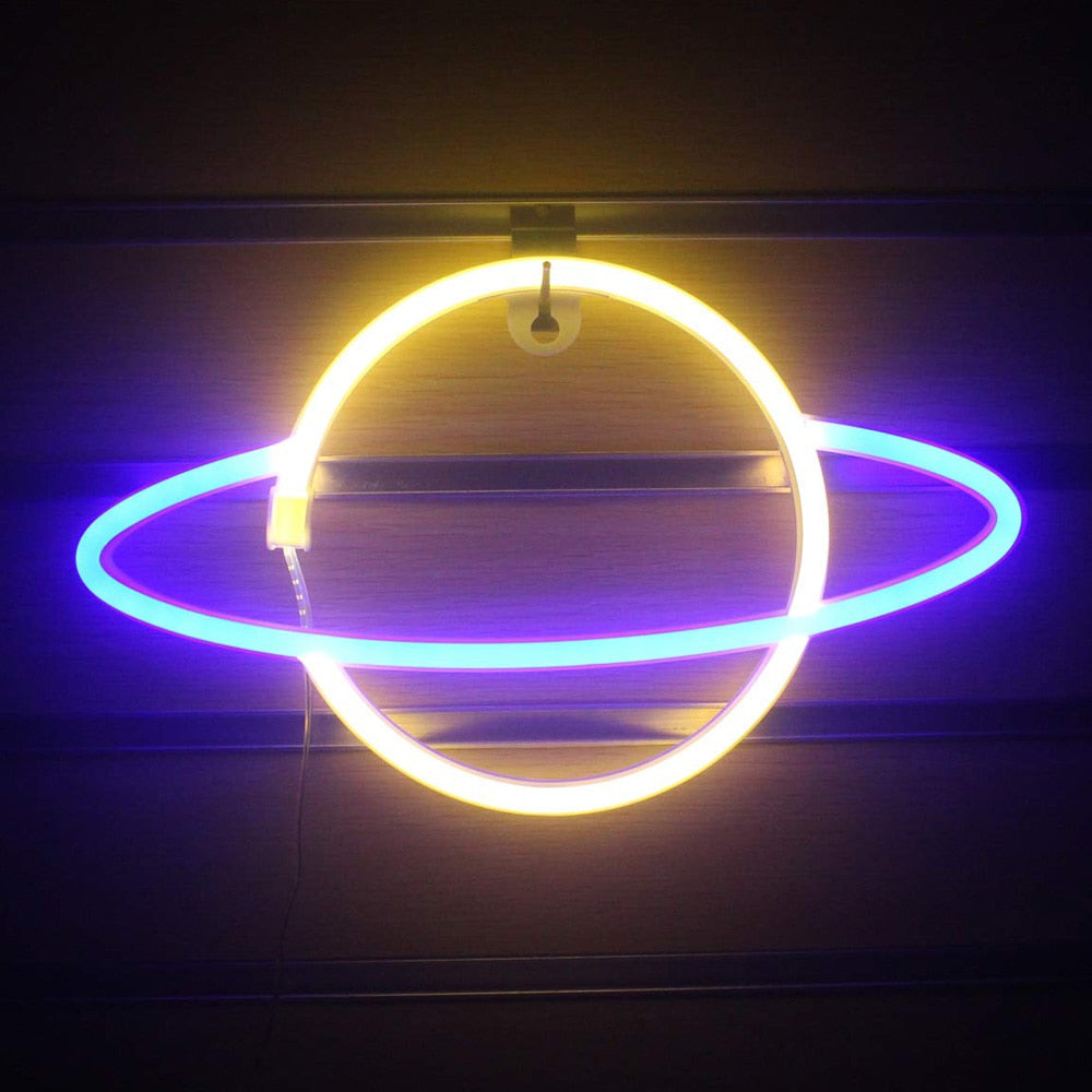 Bright Ring Planet LED Light