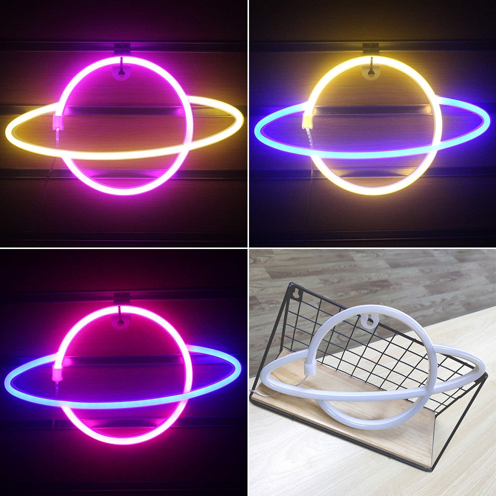 Bright Ring Planet LED Light